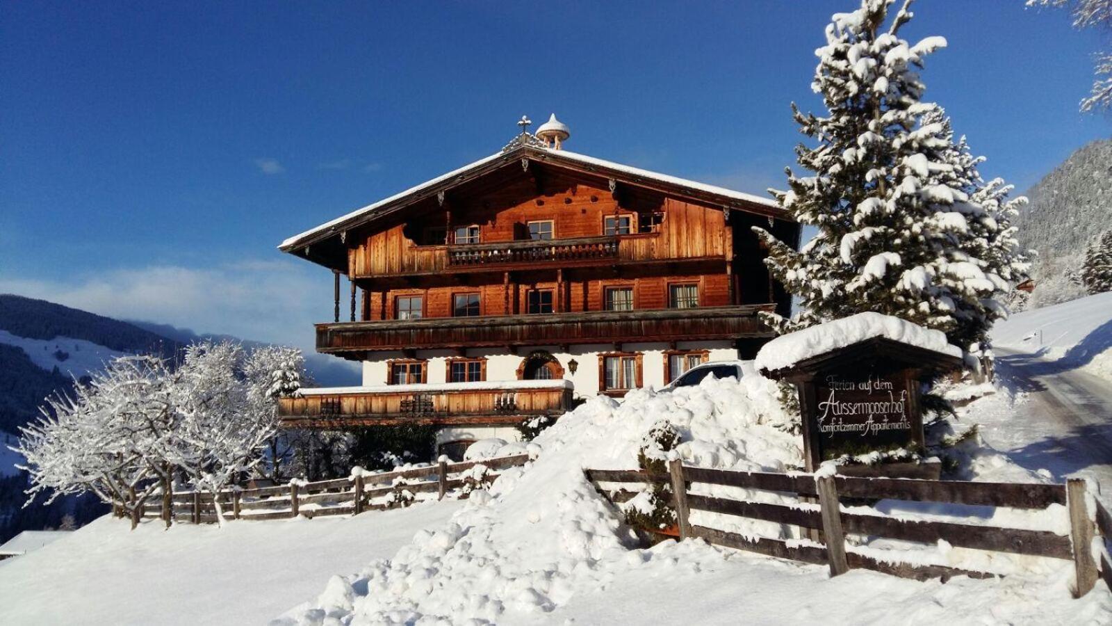 Aussermoos-Zuhaus อัลพ์บาค ภายนอก รูปภาพ